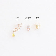 Honey Bee (ピアス/ピアッシング) Piercing bling moon