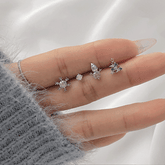 ホワイトクリスマスピアッシング(4 set) Piercing bling moon