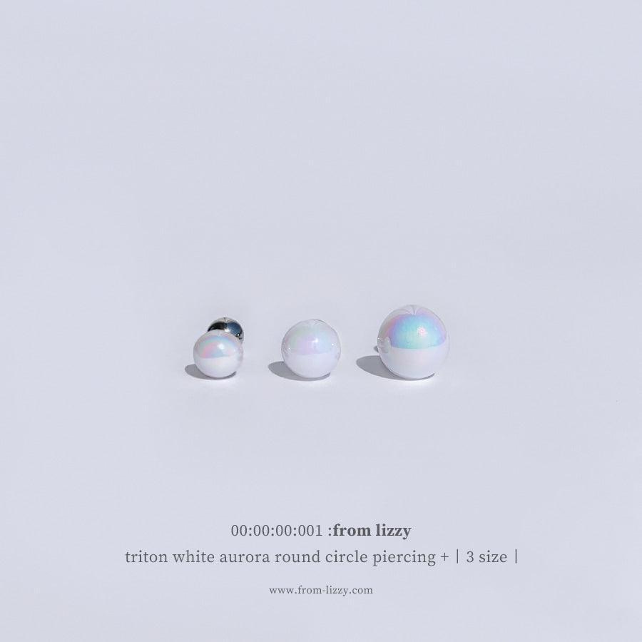 ホワイトオーロララウンドサークル ピアッシング Piercing from lizzy