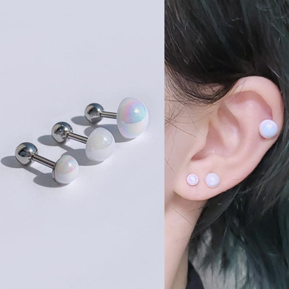 ホワイトオーロララウンドサークル ピアッシング Piercing from lizzy