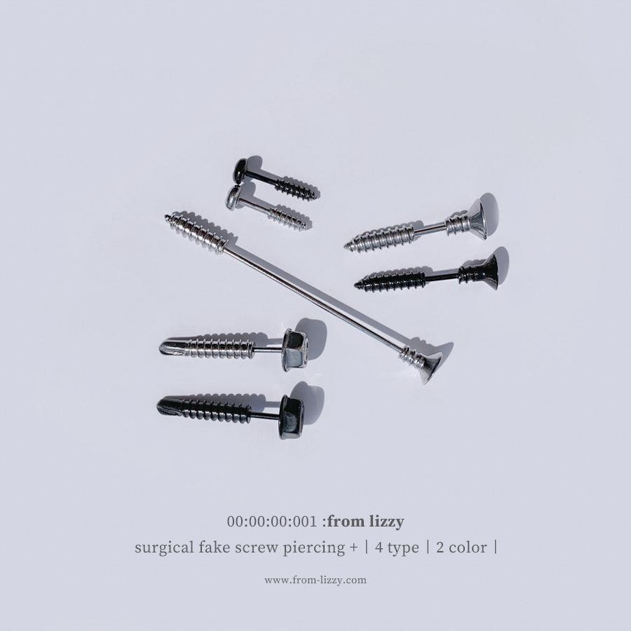 フェイクねじ ピアッシング Piercing from lizzy