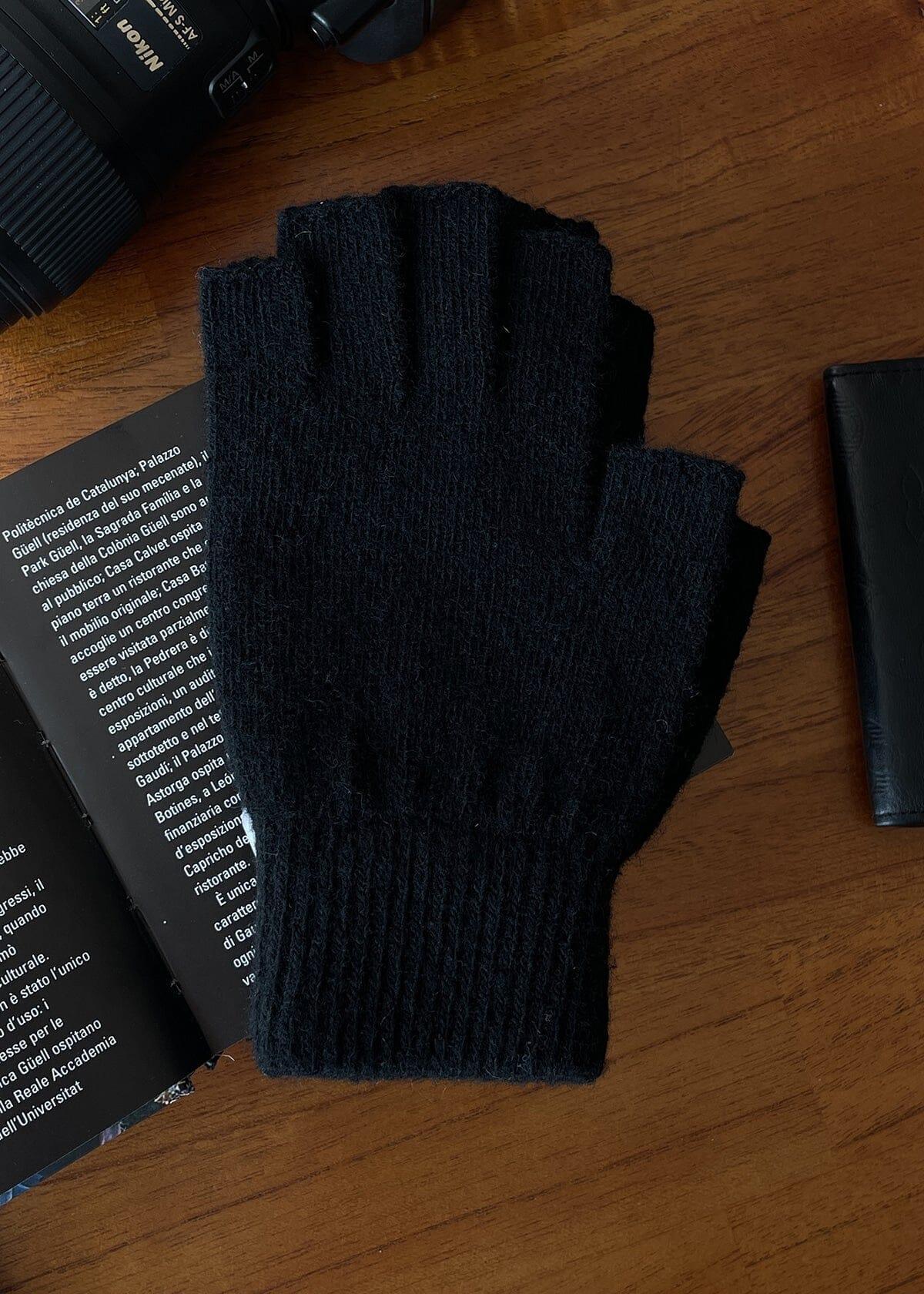 ふんわり ウール ニット 半手袋 グローブ etc 10000won