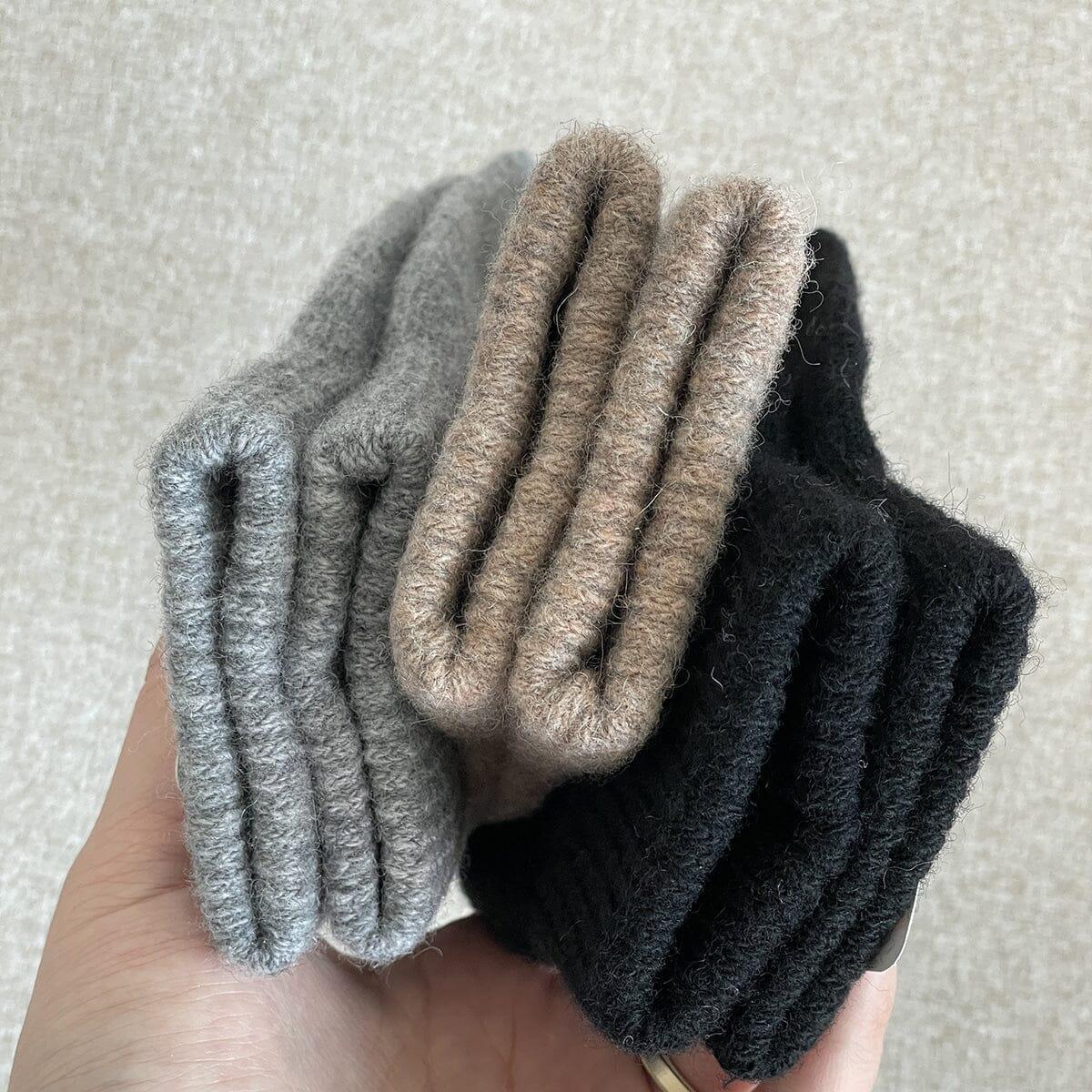 ふんわり ウール ニット 半手袋 グローブ etc 10000won