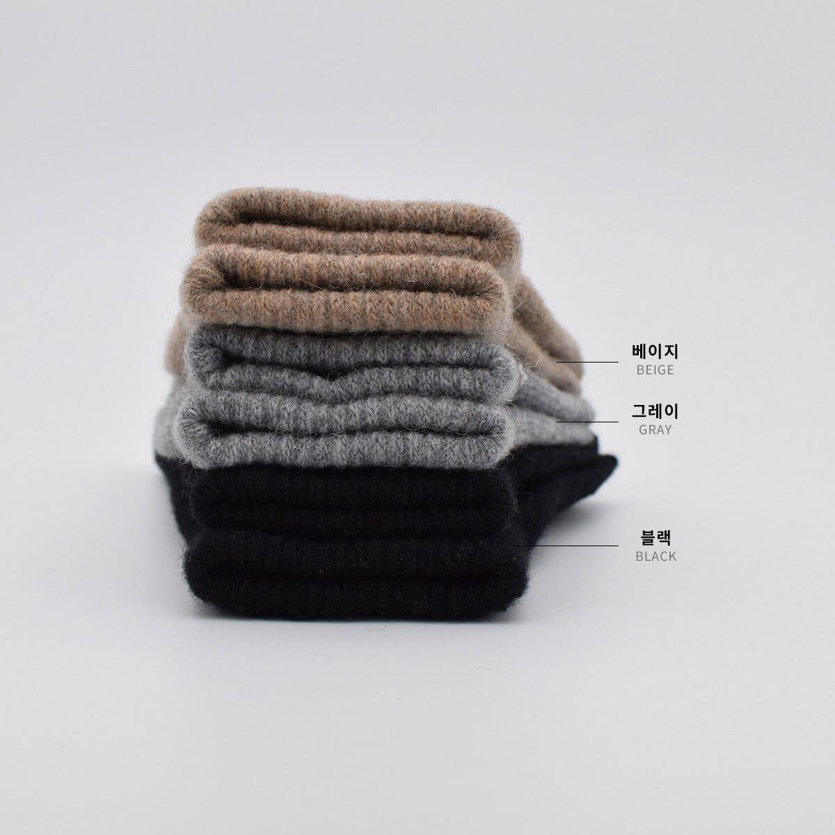 ふんわり ウール ニット 半手袋 グローブ etc 10000won