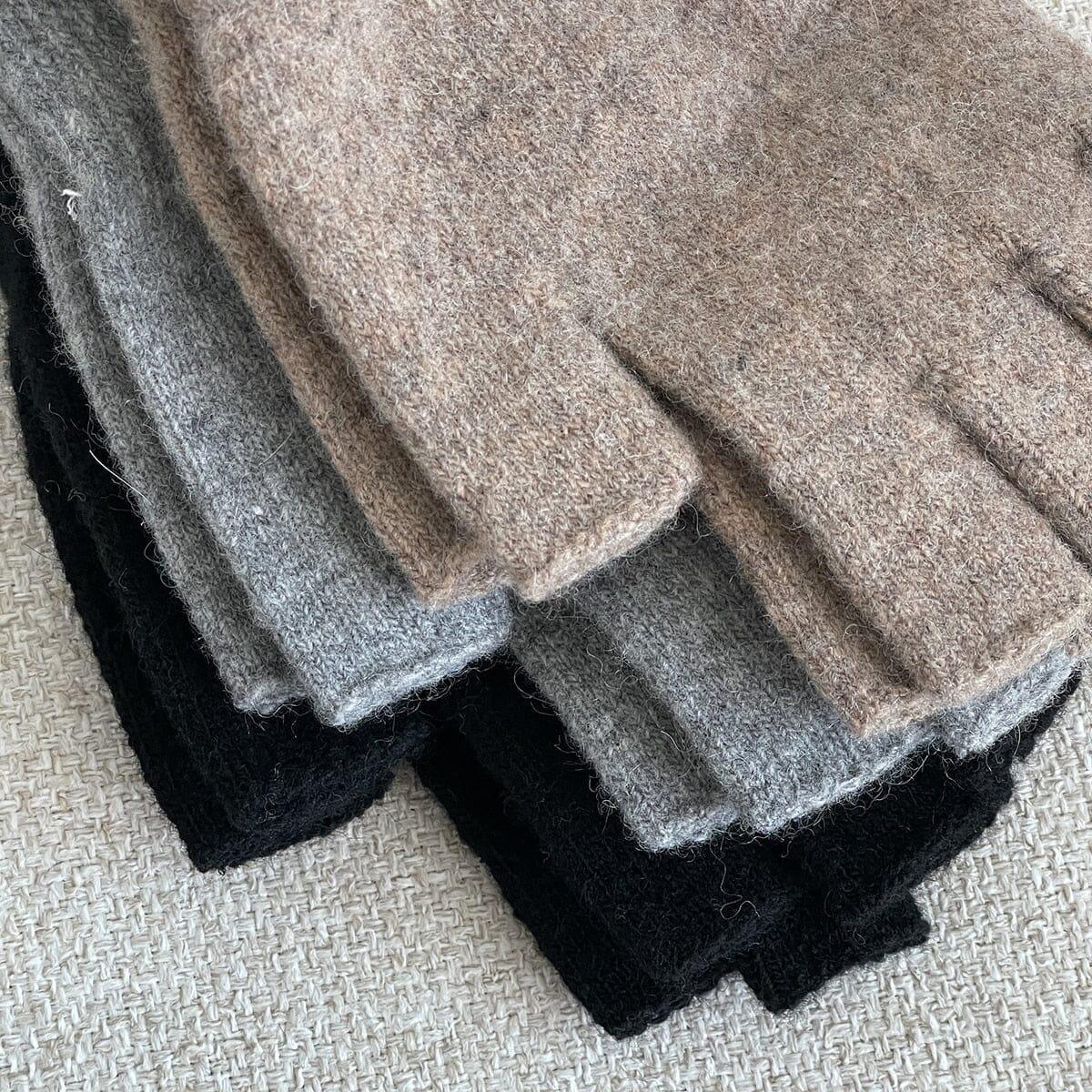 ふんわり ウール ニット 半手袋 グローブ etc 10000won