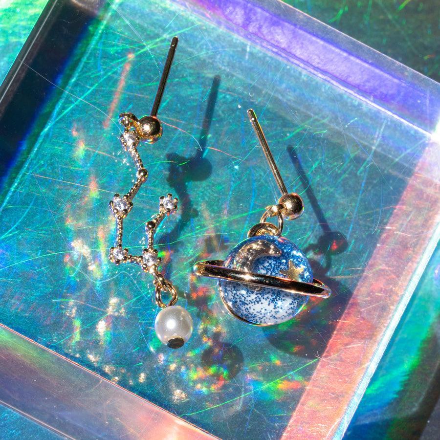 惑星ロマンティックピアス (7type) Earrings SET ME UP♡