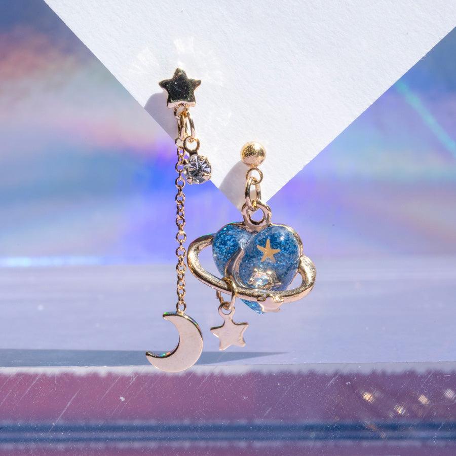 惑星ロマンティックピアス (7type) Earrings SET ME UP♡