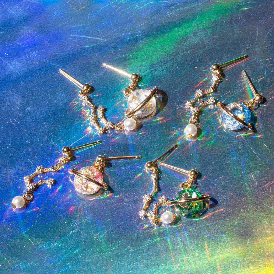 惑星ロマンティックピアス (7type) Earrings SET ME UP♡