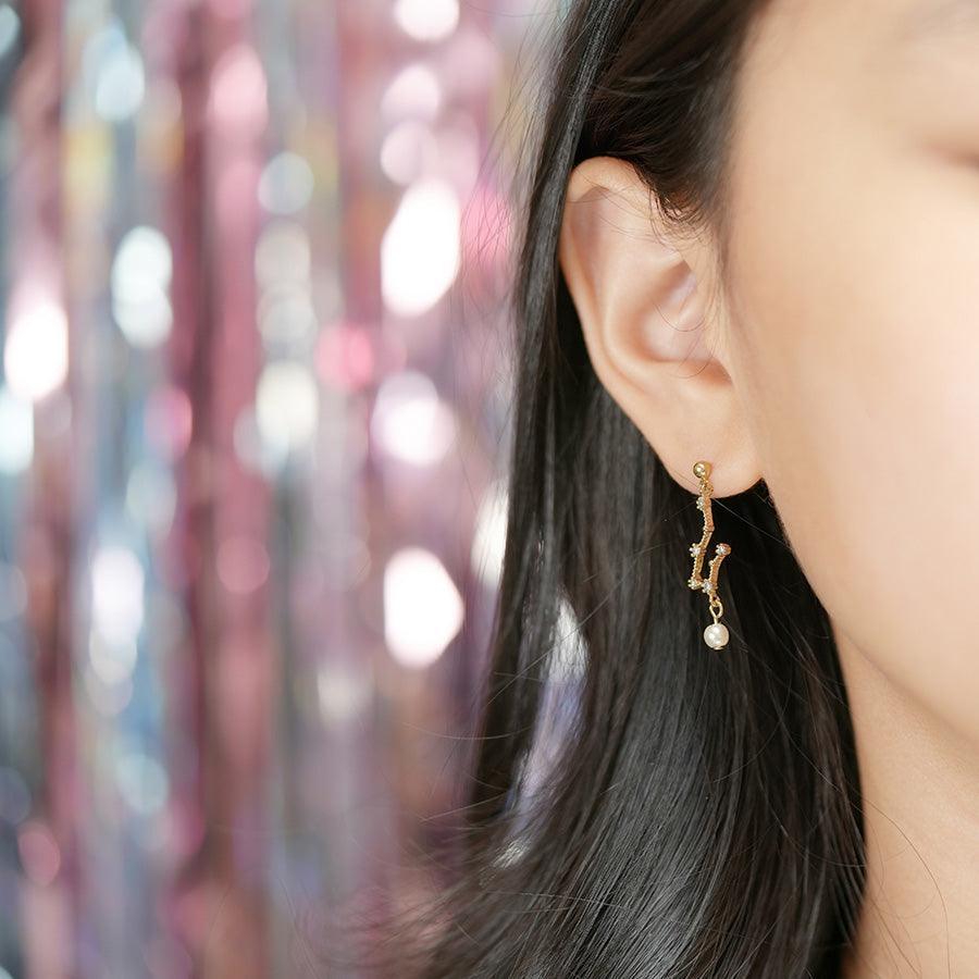 惑星ロマンティックピアス (7type) Earrings SET ME UP♡