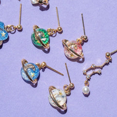 惑星ロマンティックピアス (7type) Earrings SET ME UP♡