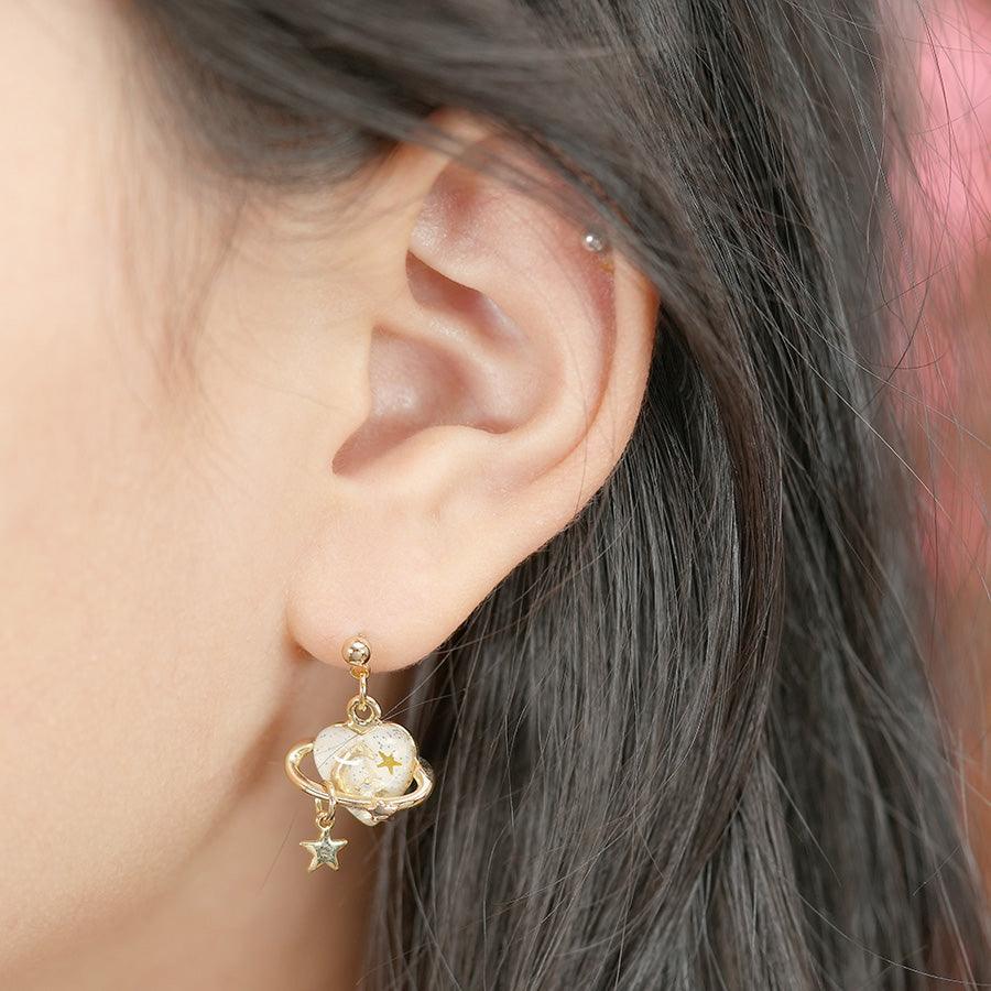 惑星ロマンティックピアス (7type) Earrings SET ME UP♡