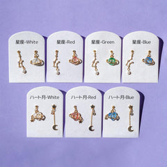 惑星ロマンティックピアス (7type) Earrings SET ME UP♡