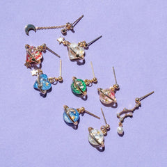 惑星ロマンティックピアス (7type) Earrings SET ME UP♡