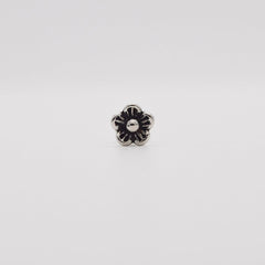 【即納】ブラック花ピアッシング Piercing 10000won