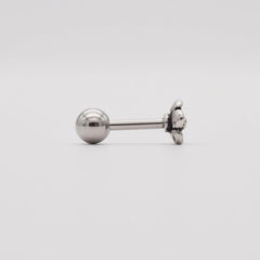 【即納】ブラック花ピアッシング Piercing 10000won