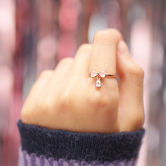 【即納】Ribbon Drop リング ring SET ME UP♡