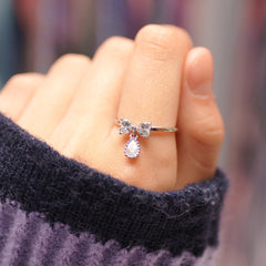 【即納】Ribbon Drop リング ring SET ME UP♡