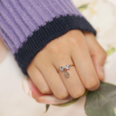 【即納】Ribbon Drop リング ring SET ME UP♡