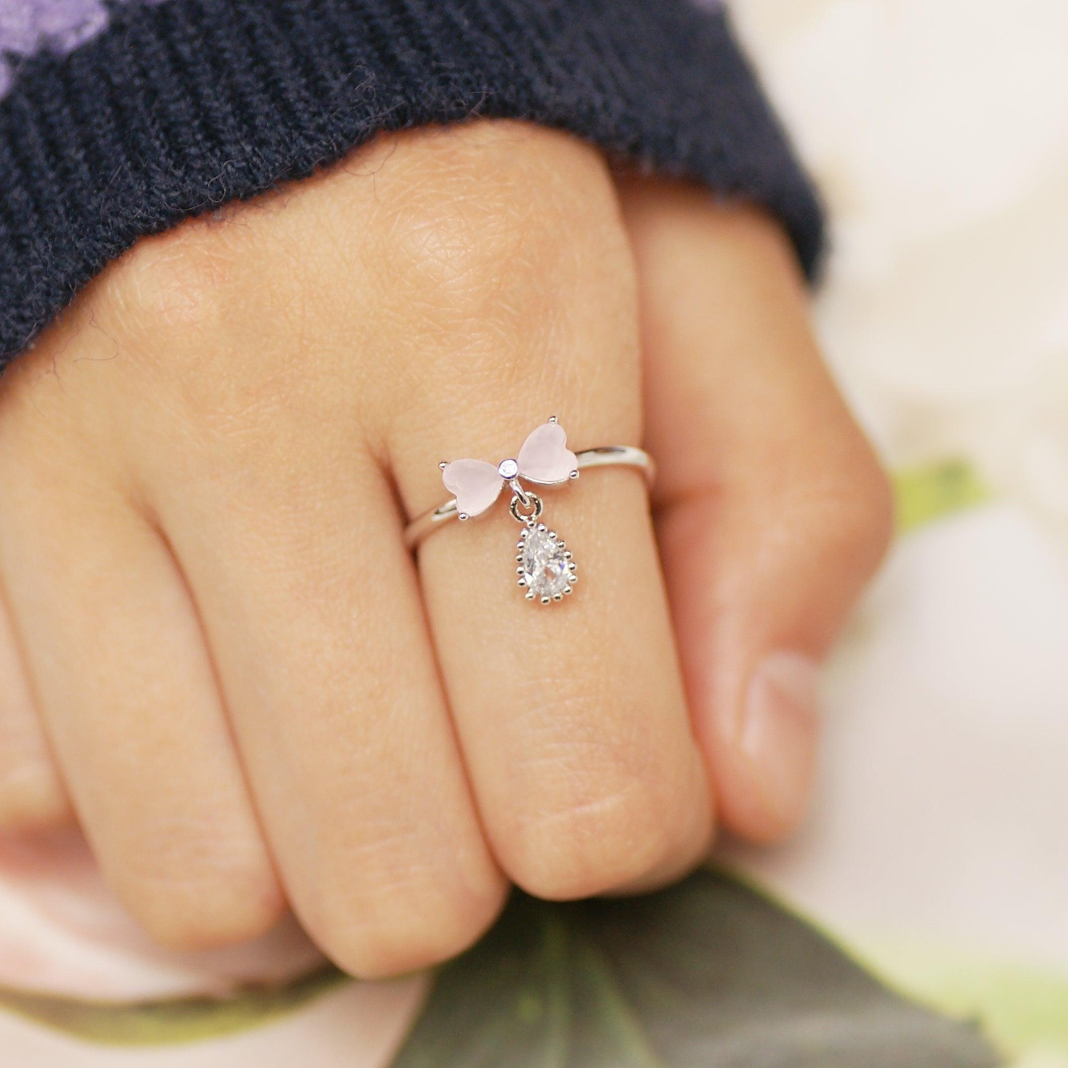 【即納】Ribbon Drop リング ring SET ME UP♡