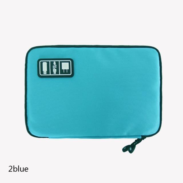 カラフル 防水 applewatch バンド 専用 保管バッグ、トラベルポーチ apple watch バンド givgiv ブルー