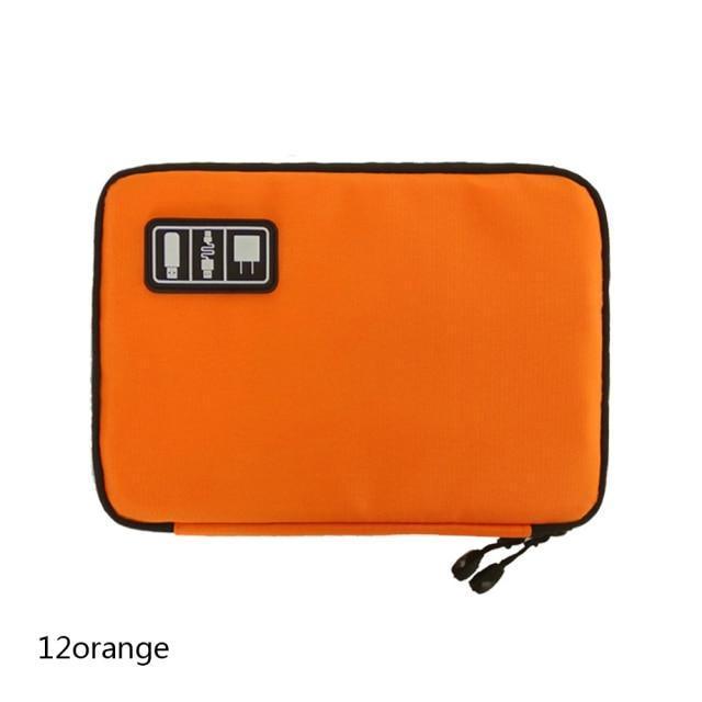 カラフル 防水 applewatch バンド 専用 保管バッグ、トラベルポーチ apple watch バンド givgiv オレンジ