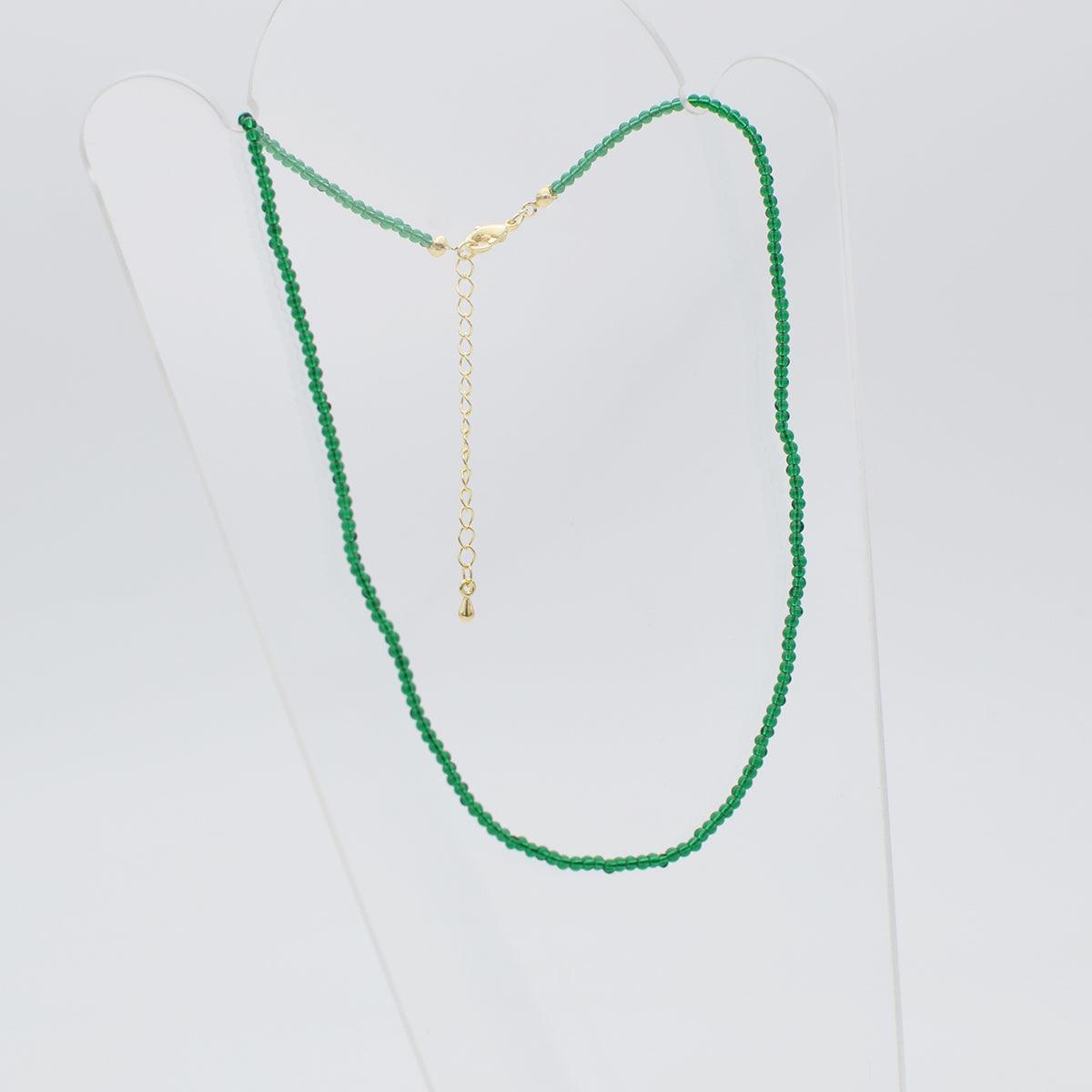 カラーミニ玉ネックレス necklace 10000won