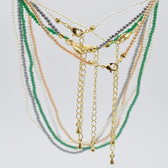 カラーミニ玉ネックレス necklace 10000won