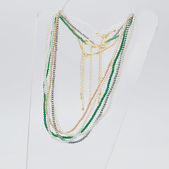カラーミニ玉ネックレス necklace 10000won