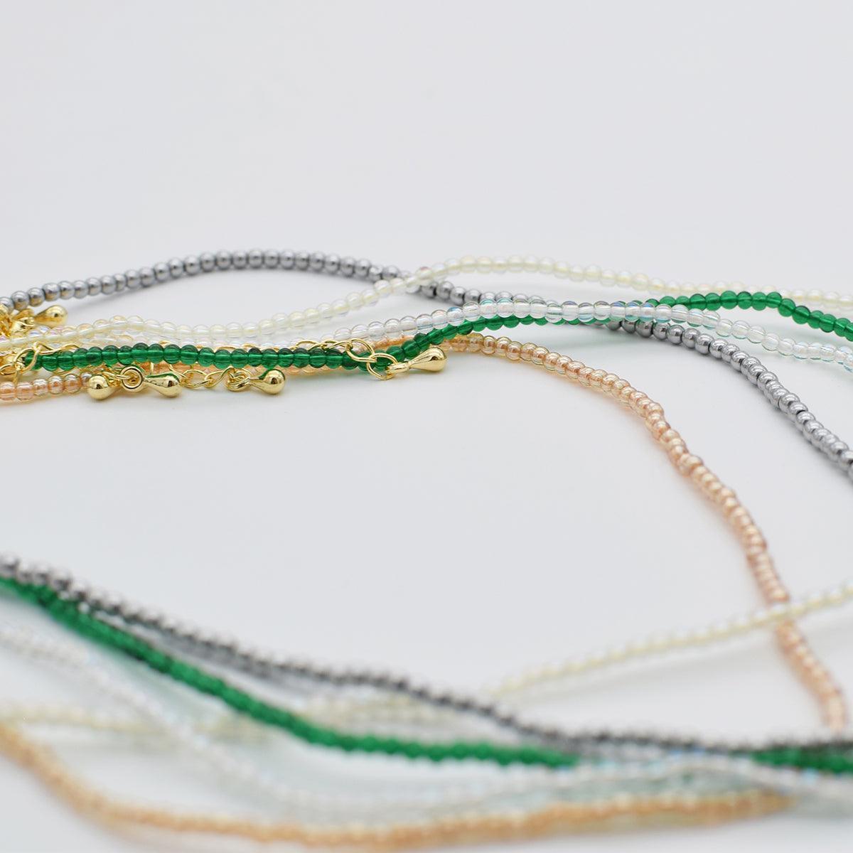 カラーミニ玉ネックレス necklace 10000won