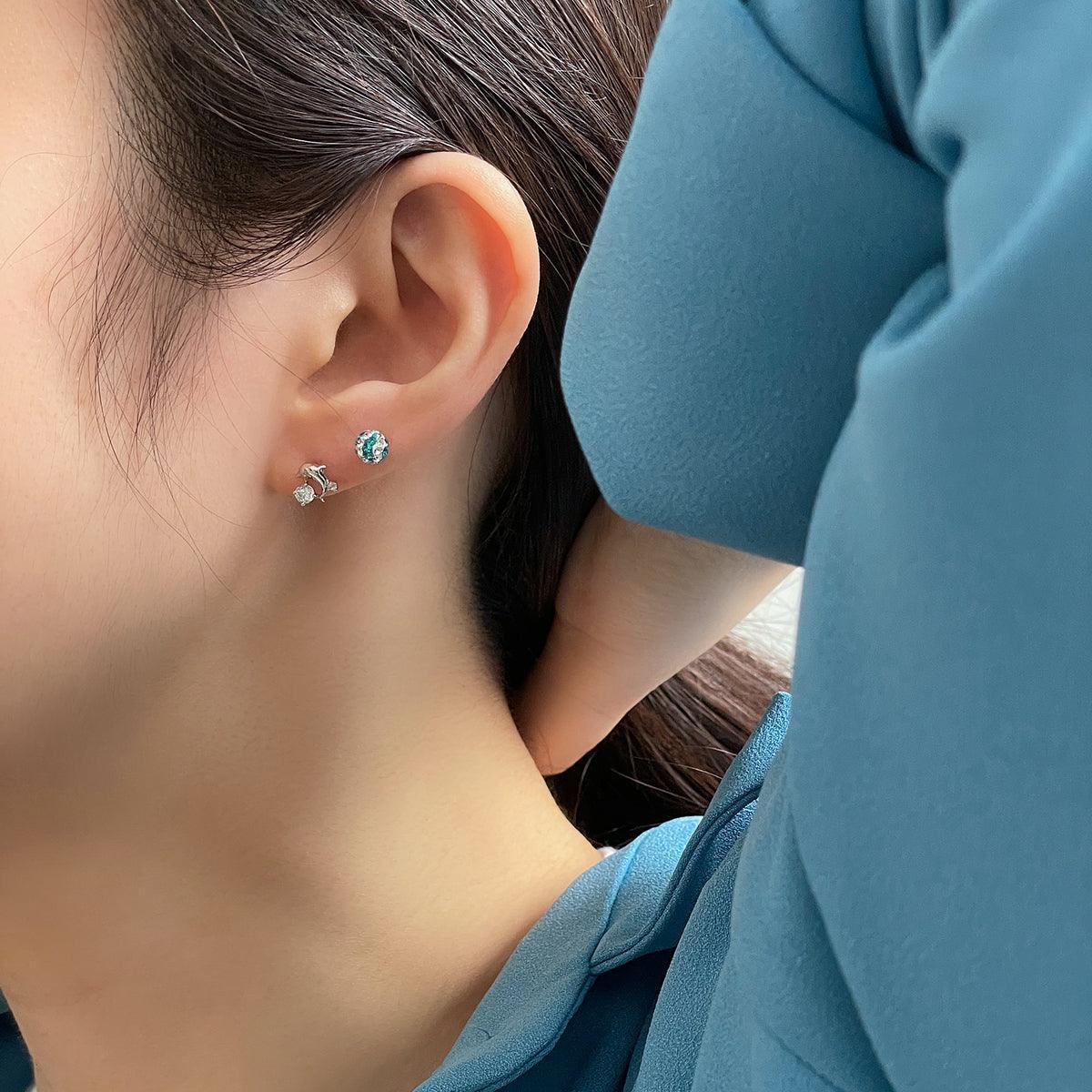 キュービック抱いたイルカピアッシング Piercing 10000won