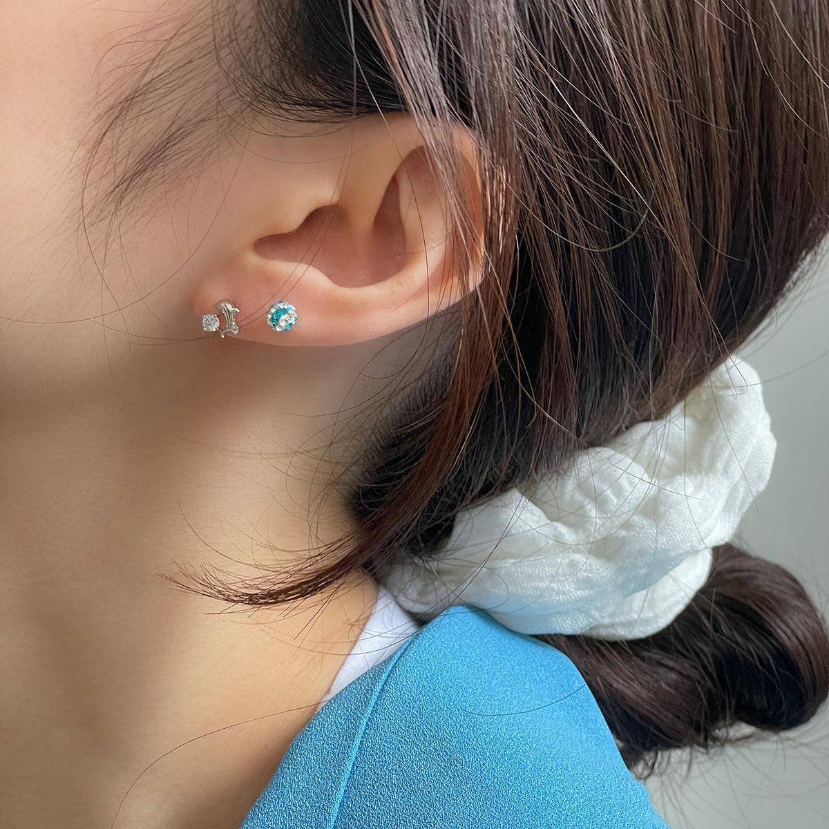 キュービック抱いたイルカピアッシング Piercing 10000won