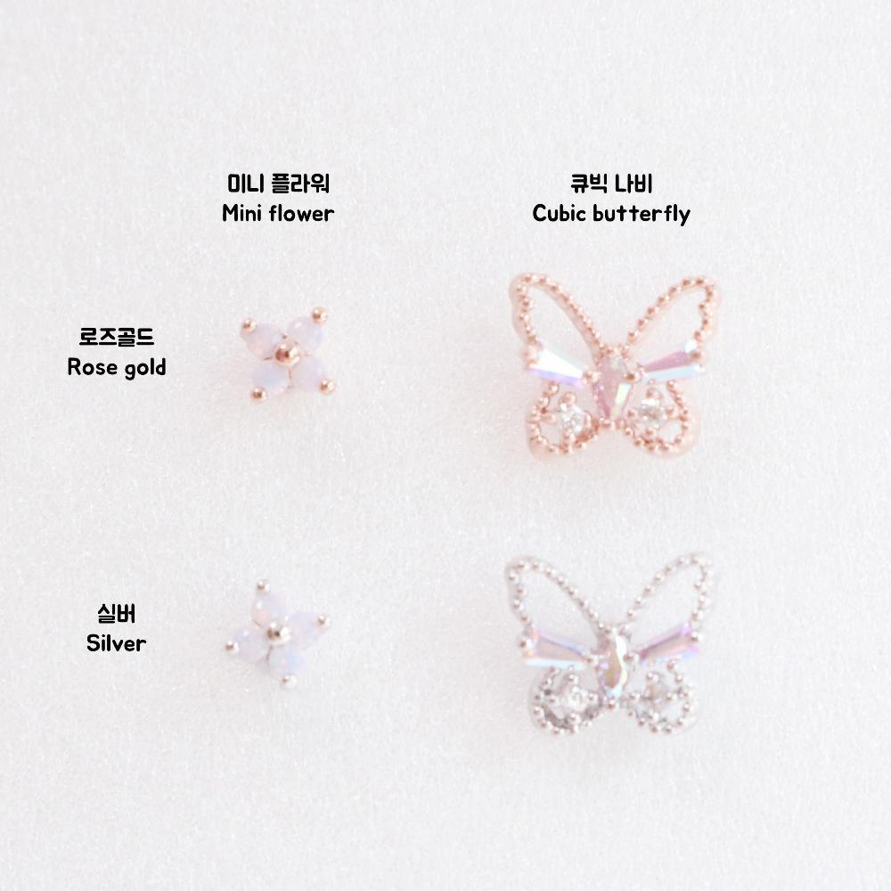 キュービックナビピアッシング Piercing bling moon