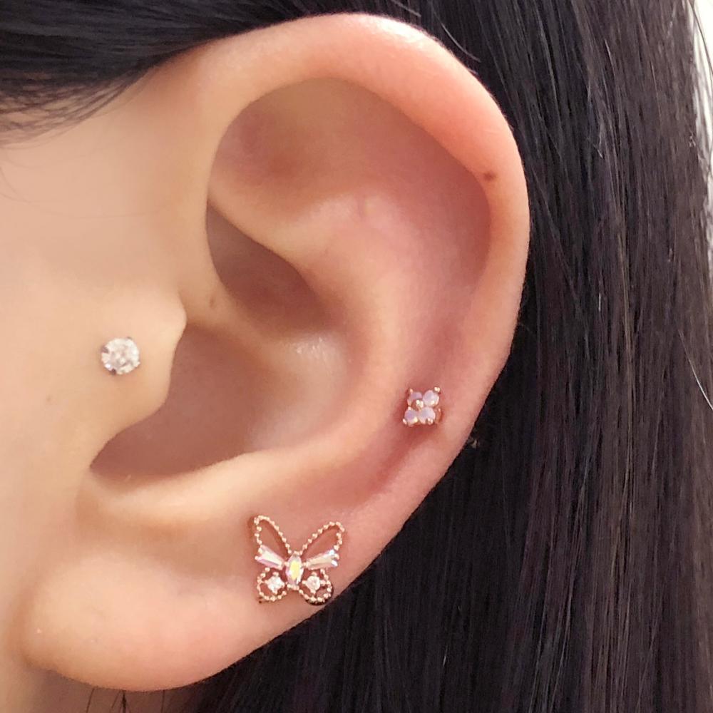 キュービックナビピアッシング Piercing bling moon