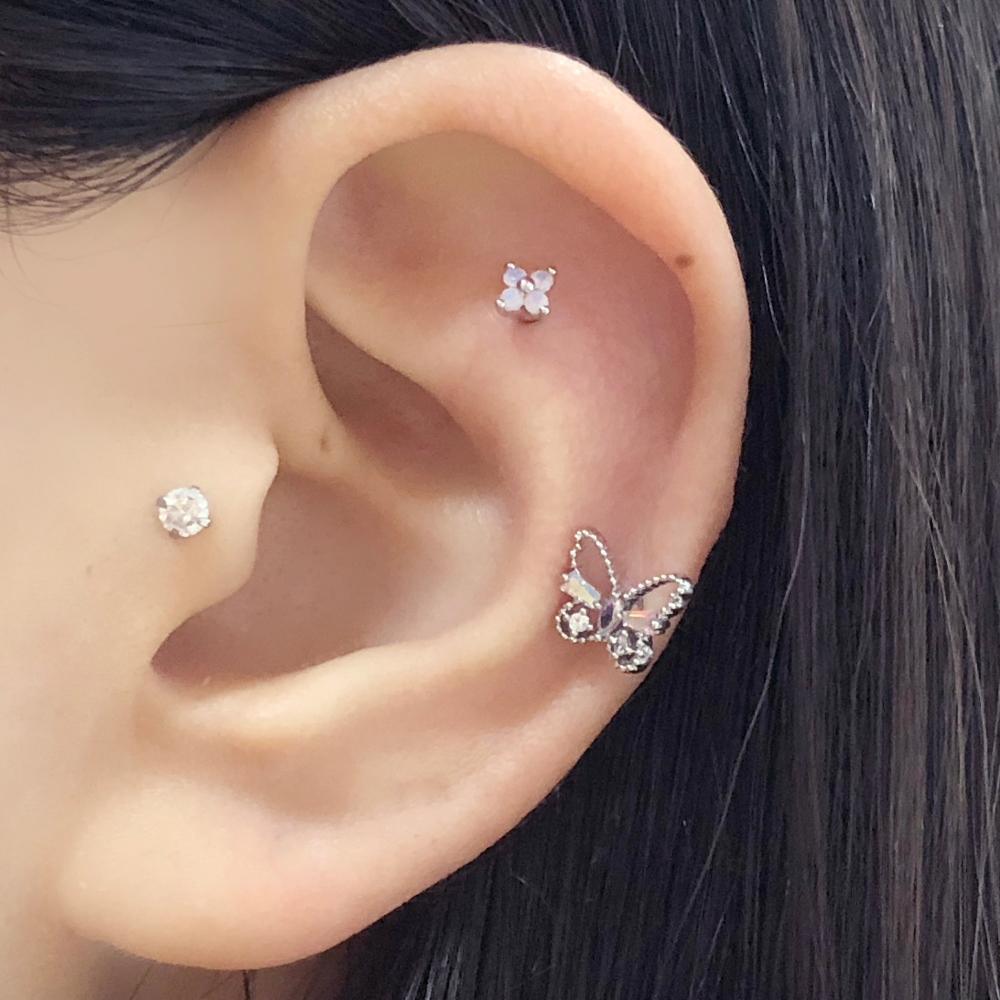 キュービックナビピアッシング Piercing bling moon