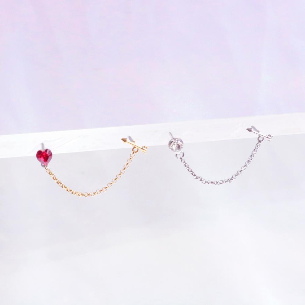 キューピット・ツーリング・ピアッシング Piercing bling moon