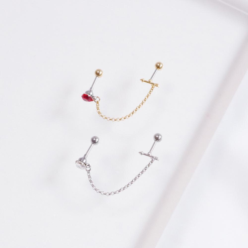 キューピット・ツーリング・ピアッシング Piercing bling moon
