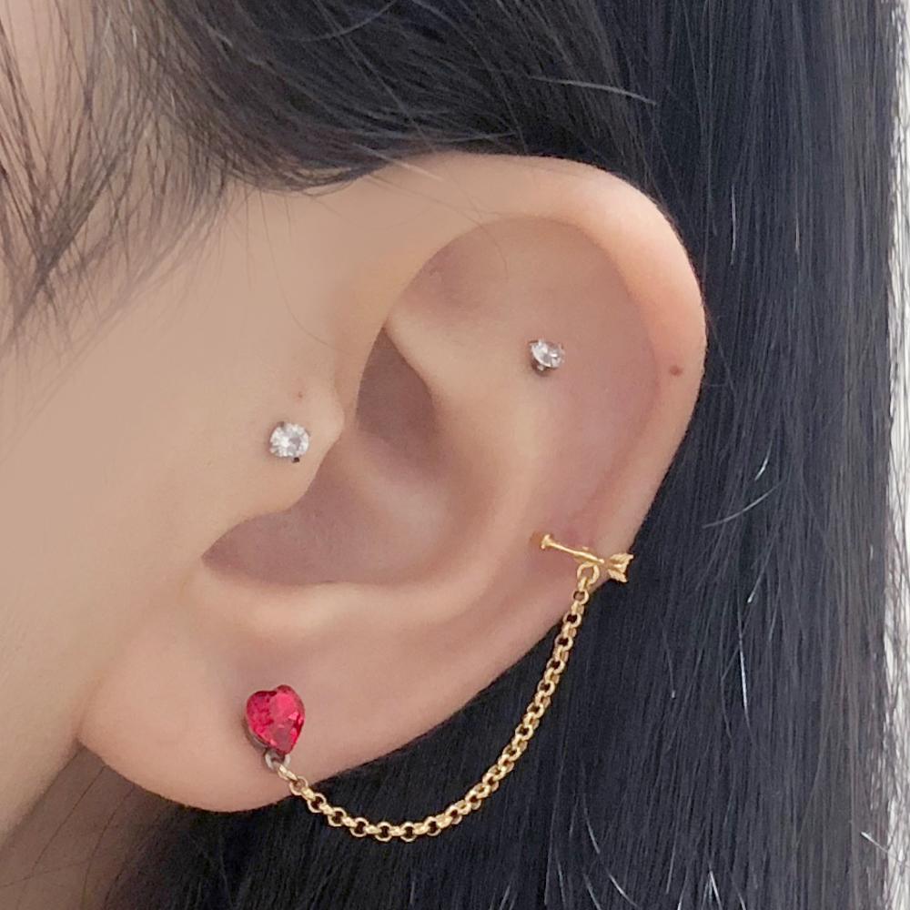 キューピット・ツーリング・ピアッシング Piercing bling moon
