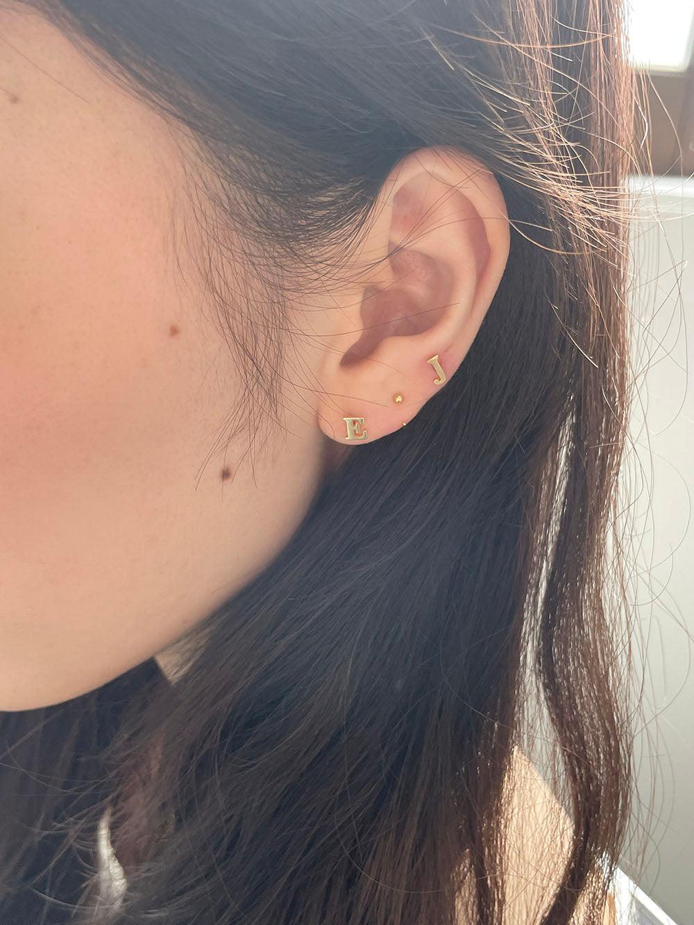 コンマフックリングピアス Earrings The Klang