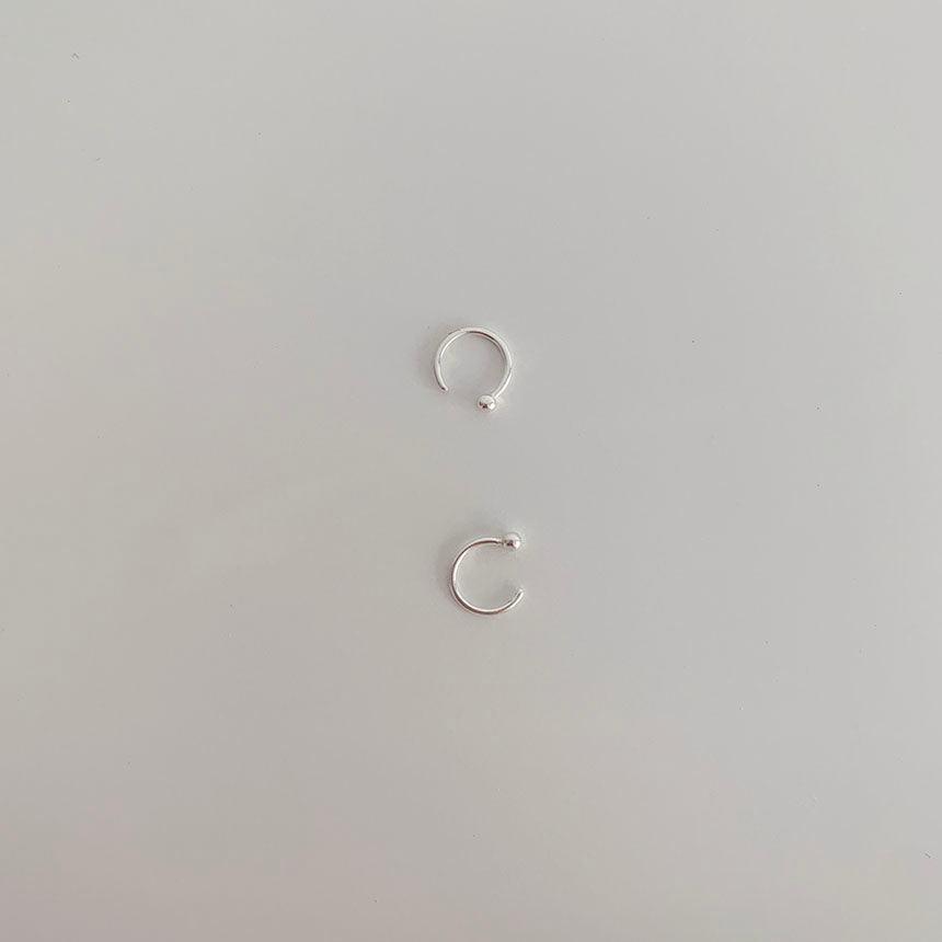 コンマフックリングピアス Earrings The Klang