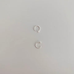 コンマフックリングピアス Earrings The Klang