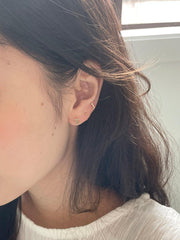 コンマフックリングピアス Earrings The Klang