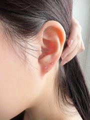 コンマフックリングピアス Earrings The Klang