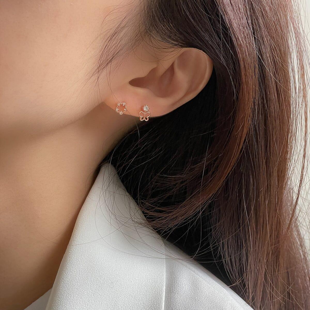 くりくり花ライン ピアッシング Piercing 10000won