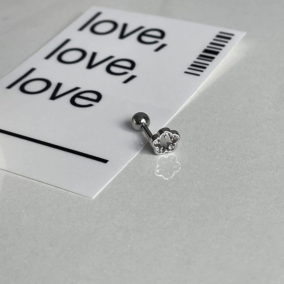 くりくり花ライン ピアッシング Piercing 10000won