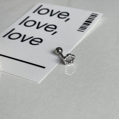 くりくり花ライン ピアッシング Piercing 10000won