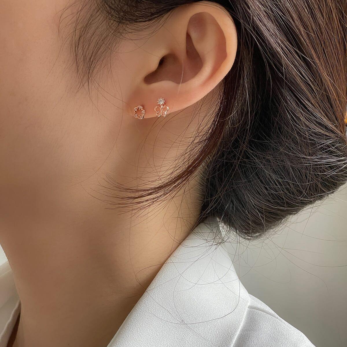 くりくり花ライン ピアッシング Piercing 10000won