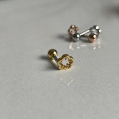 くりくり花ライン ピアッシング Piercing 10000won