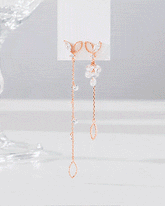 Leaf Unbalanced Silver ピアス Earrings soo&soo