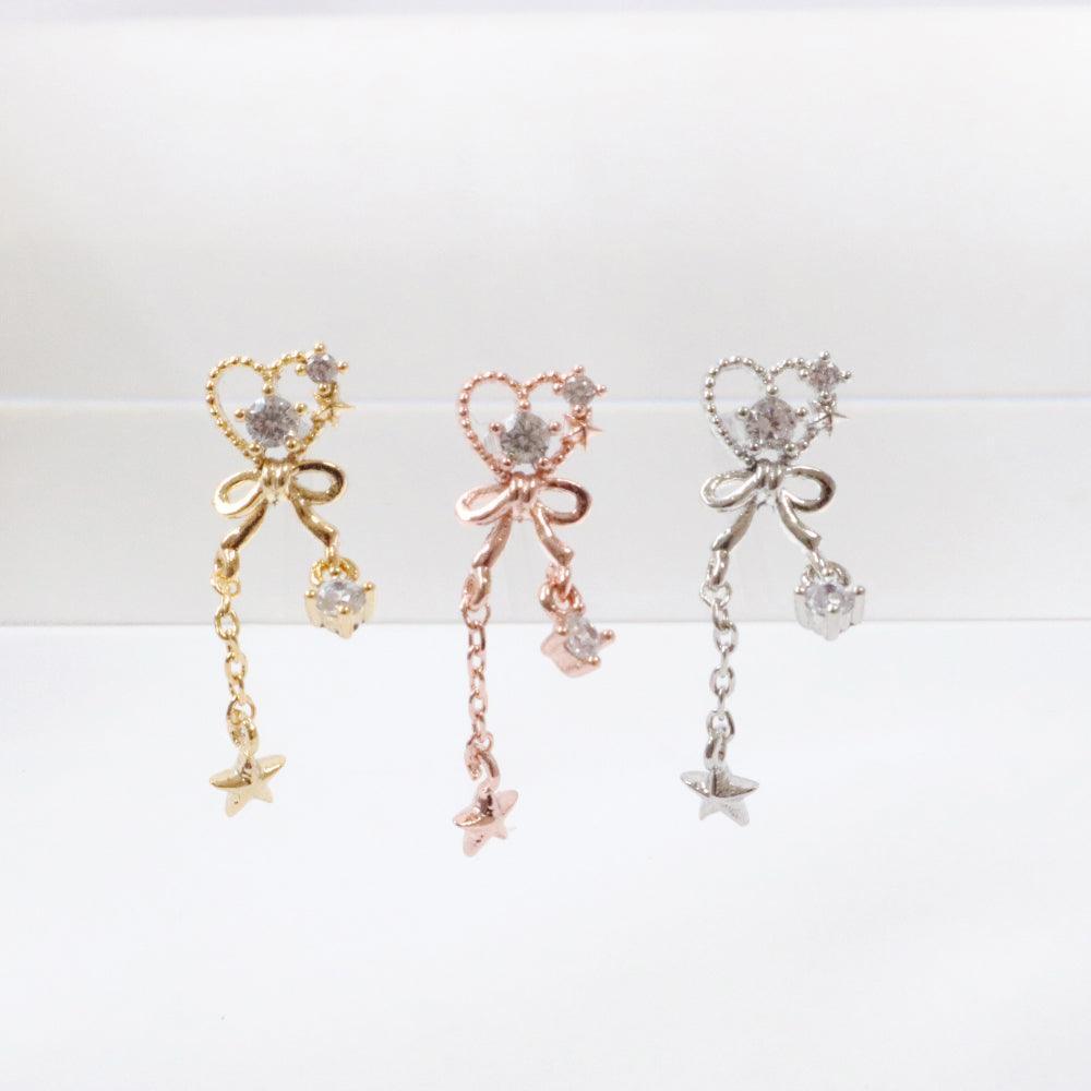 Lovely Ribbon(ピアス/ピアッシング) Piercing bling moon