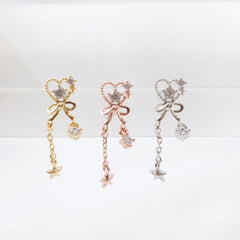 Lovely Ribbon(ピアス/ピアッシング) Piercing bling moon